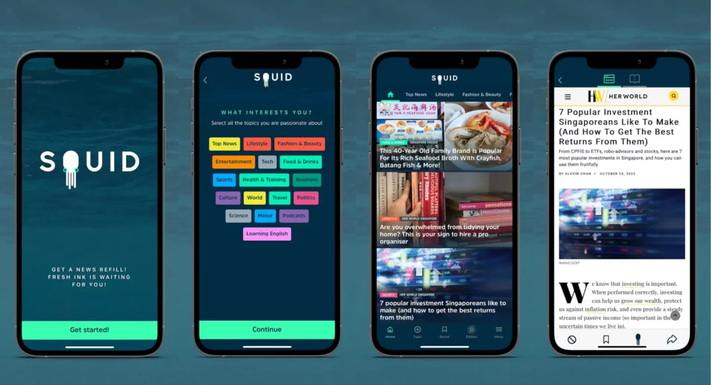 squid app aplikacja do czytania wiadomości